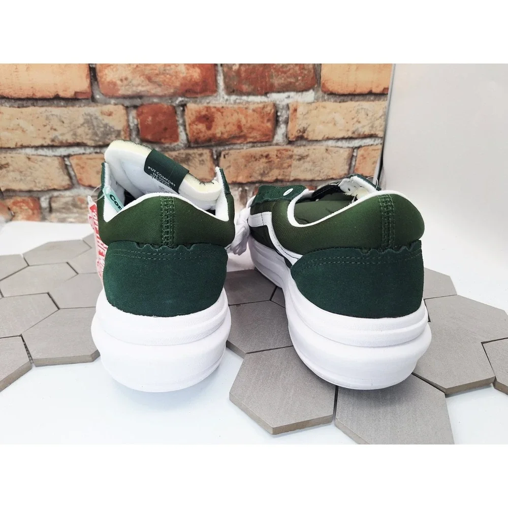 Vans OTW Old Skool Over CC Green White Skate Shoes VN0A7Q5EDGY Men Sz‎ 10 Chunky
